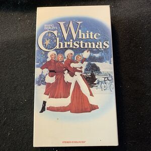 White Christmas VHS Video Tape Dir Irving Berlin 1954 Bing Crosby Danny Kaye EUC